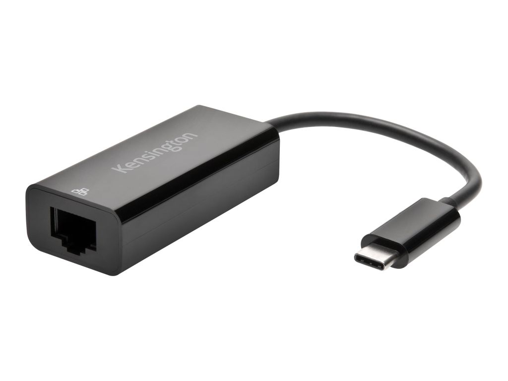 Kensington USB Adapter, USB-C Stecker > RJ-45 Buchse, (10/100/1.000