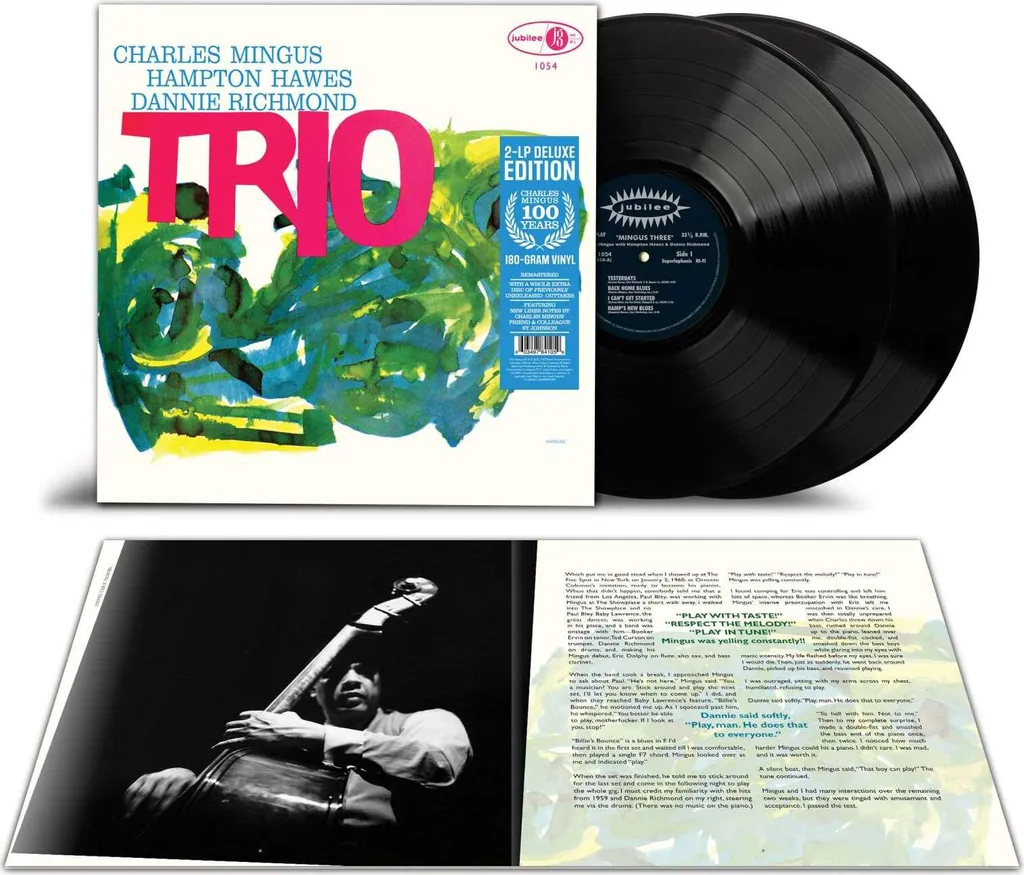 Album Vinyle Jazz Charles Mingus Three pour Platine Haute Fidélité LP