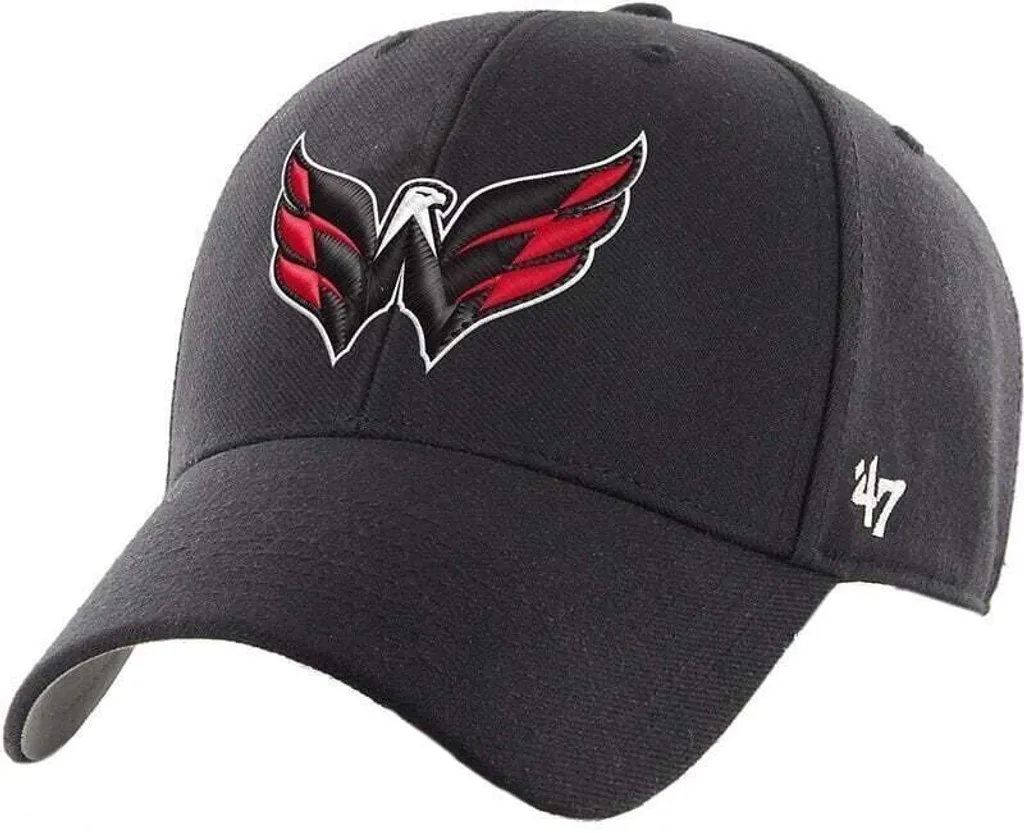 Cappellino 47 Brand MVP NHL Washington Capitals - Nero Regolabile Unisex