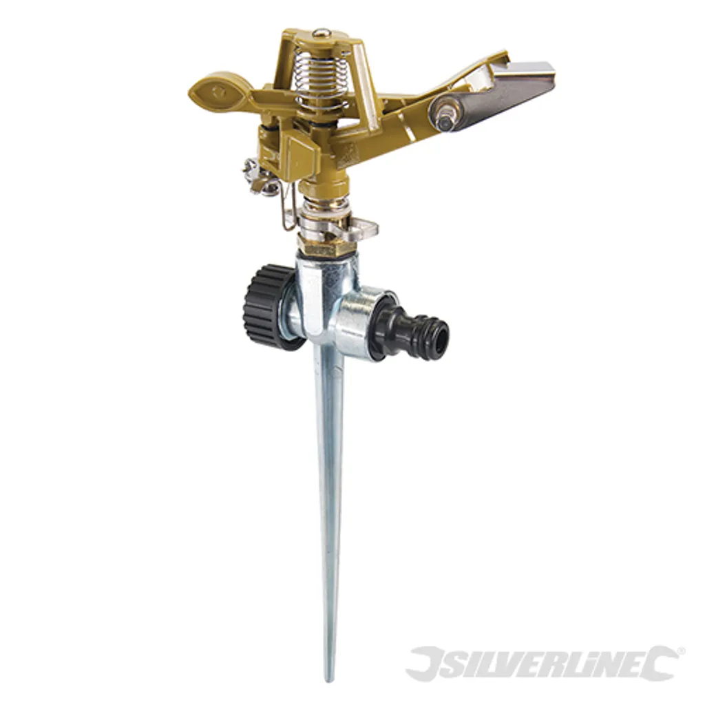 Arroseur à impulsions pour gazon et potager 360° Silverline 868552