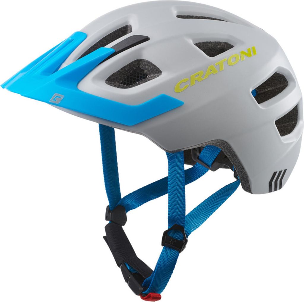 CRATONI Kinder-Fahrradhelm Maxster Pro grau/blau matt