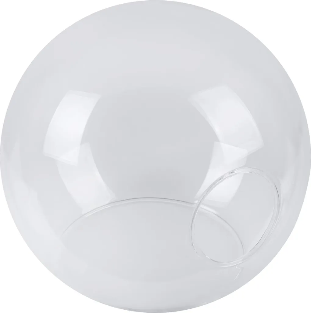 Paralume ad anello trasparente 14 cm – paralume moderno in vetro per un'illuminazione interna elegante