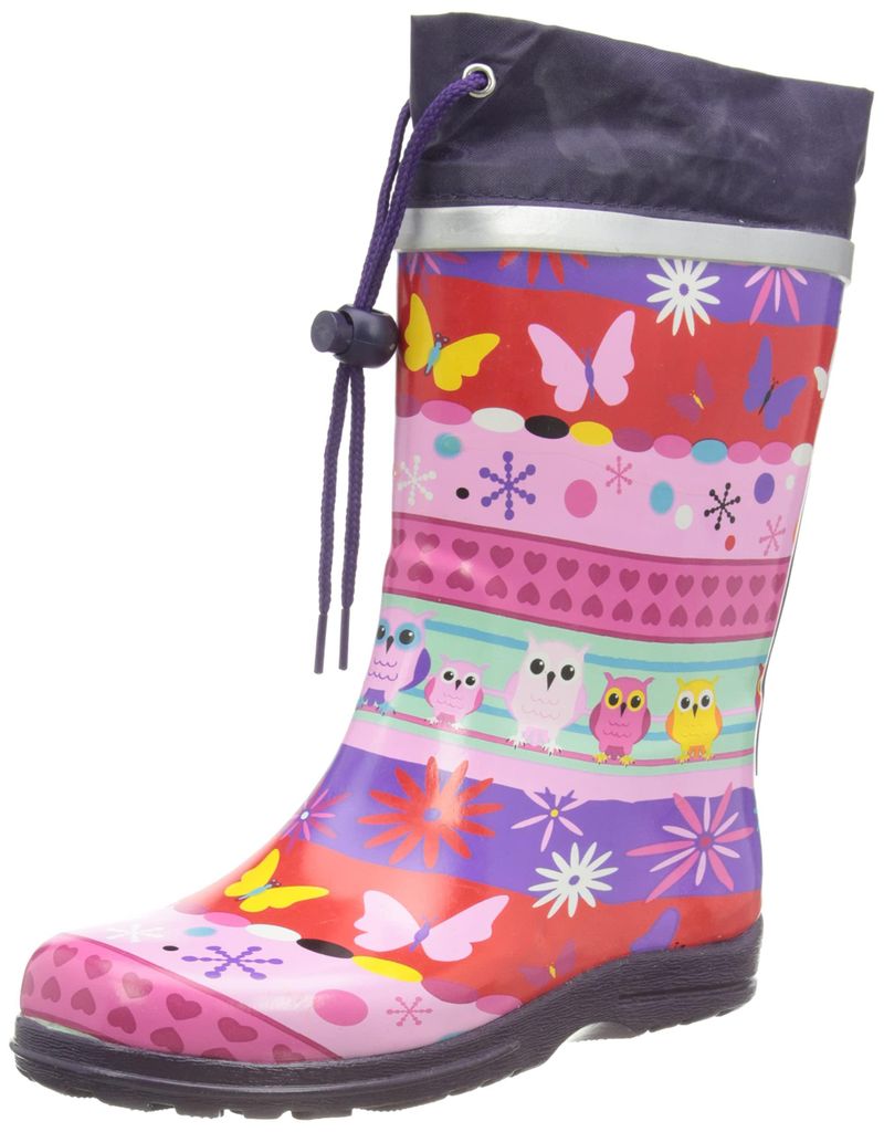 Beck M dchen Eule Gummistiefel, Mehrfarbig, 32 EU Produktbild 