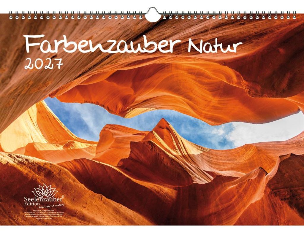 Farbenzauber Natur DIN A3 Kalender für 2027 Farben Colours - Seelenzauber