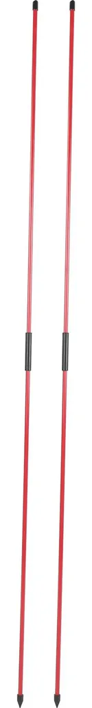 Bâtons d'alignement de golf pour corriger sa posture - Modèle pliable rouge - 2