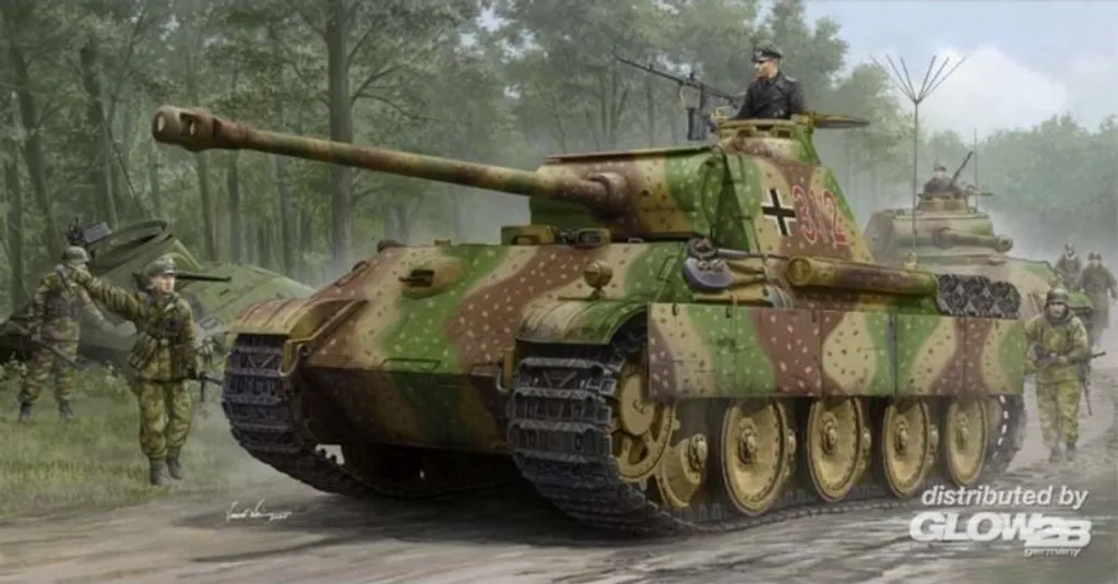 Maquette de Char Allemand Panther Ausf.G Hobby Boss 1:35 Militaire