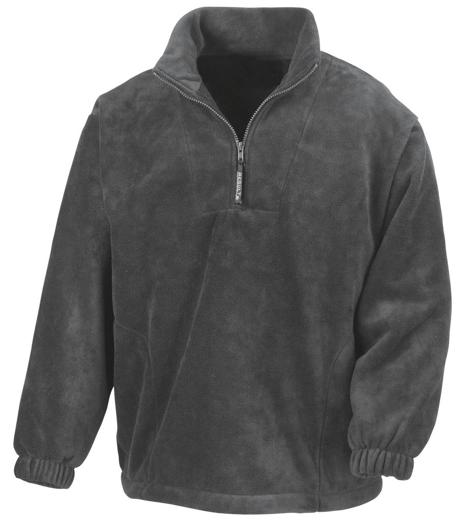 Result Fleecepullover mit Reißverschluss FK579 (XS) (Oxford Grau)