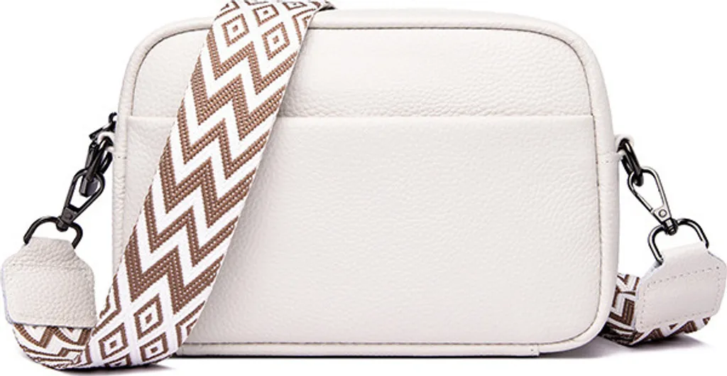 Sac à bandoulière blanc INF en cuir PU, idéal pour mariage et soirées