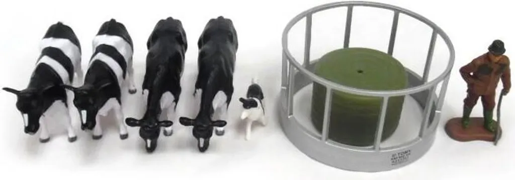 Étable Britains 1/32 haute fidélité avec troupeau de vaches BRI43137A1