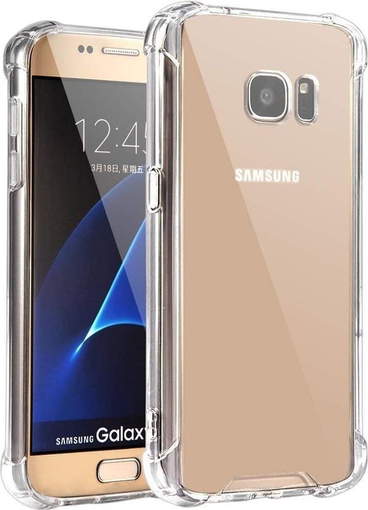 Hülle für Samsung Galaxy S7 - Stoßfeste Transparent Produktbild 