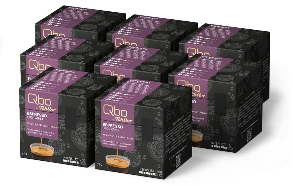 Tchibo Qbo Espresso Oro Tolima Premium Kaffeekapseln, 216 Produktbild 