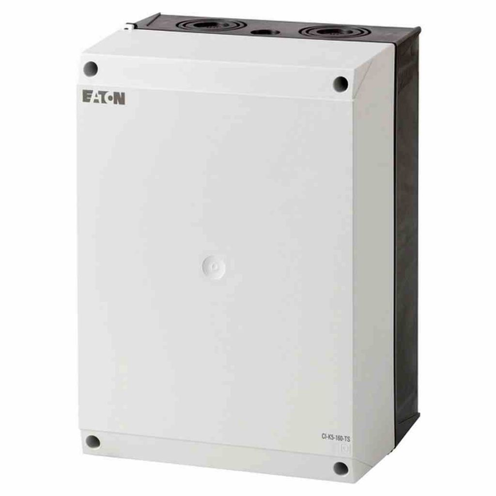 Eaton Leergehäuse für Tragschienenmontage (B x H x T) 200 x 280 x 160 mm Licht-Grau (RAL 7035), Schwarz (RAL 9005) CI-K (206892)