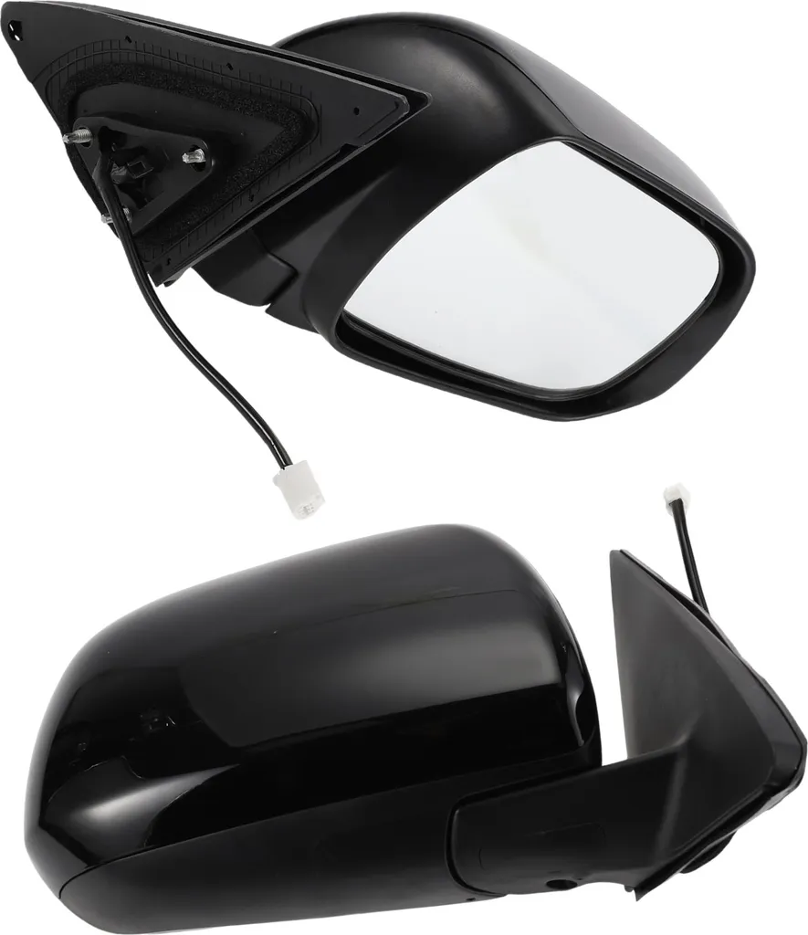 Rétroviseur Toyota Highlander 2008-13 : Remplacement droit Noir OEM