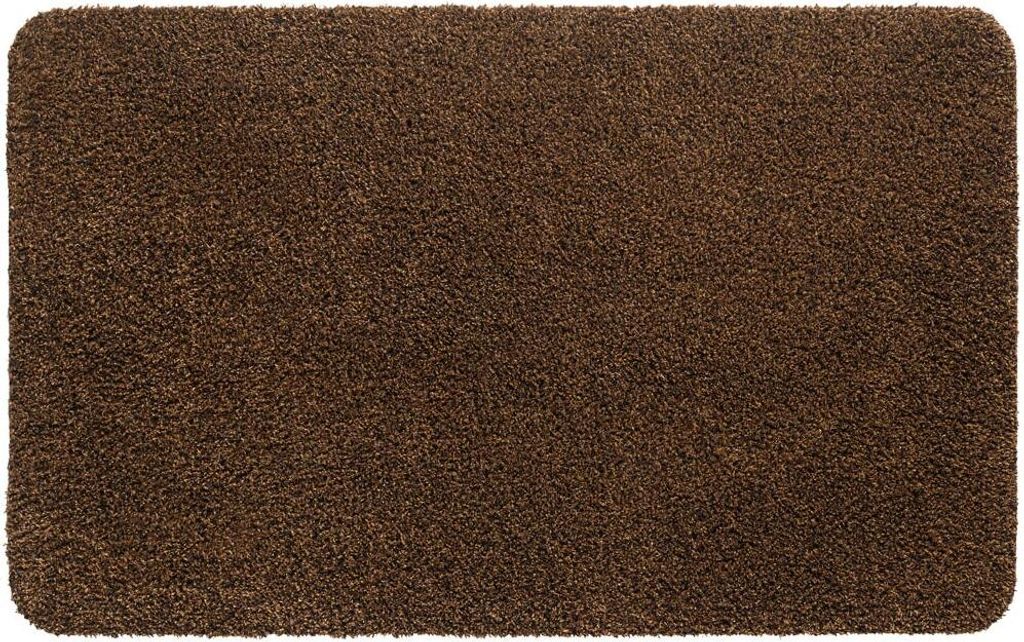 Große Schmutzfangmatte für innen braun meliert in 50x80 cm