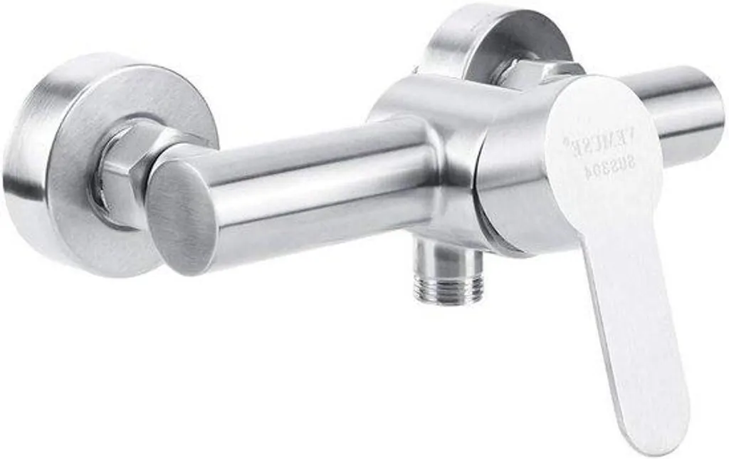 Mélangeur de douche mural inox 1/2 pouce pour salle de bains moderne