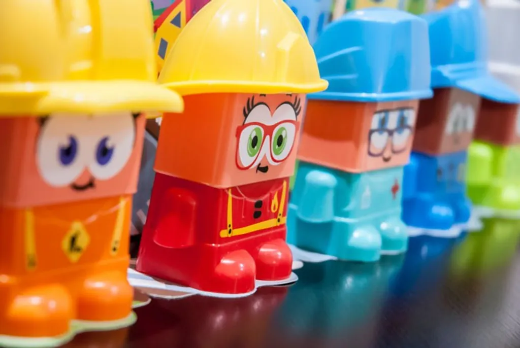 Miniland Job Blocks Jeu de Construction Multicolore Taille Unique Enfant
