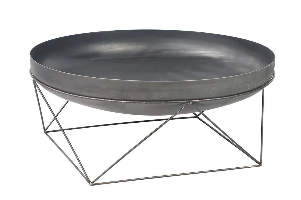 Markone Bol de Feu 122-1 Brasero Extérieur Design de 60/30 cm Noir