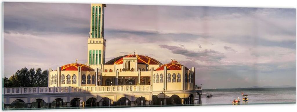 Bilder auf glas - Architektur asien gebäude kultur - 160x50cm - Glasbilder - Wandbilder - Kunstdruck - zum Aufhängen bereit - Wanddekoration aus ...