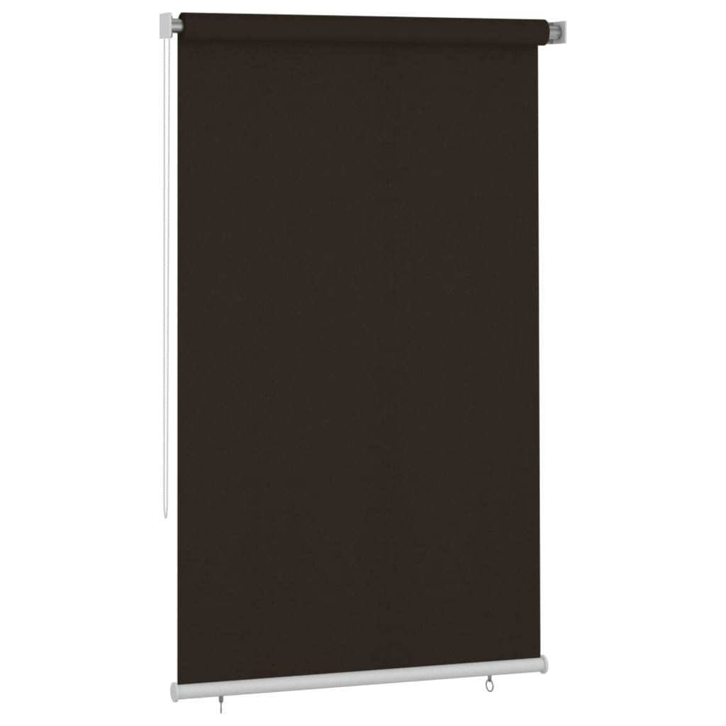 Tenda a Rullo per Esterni 140x230 cm Marrone HDPE Immagine del prodotto 