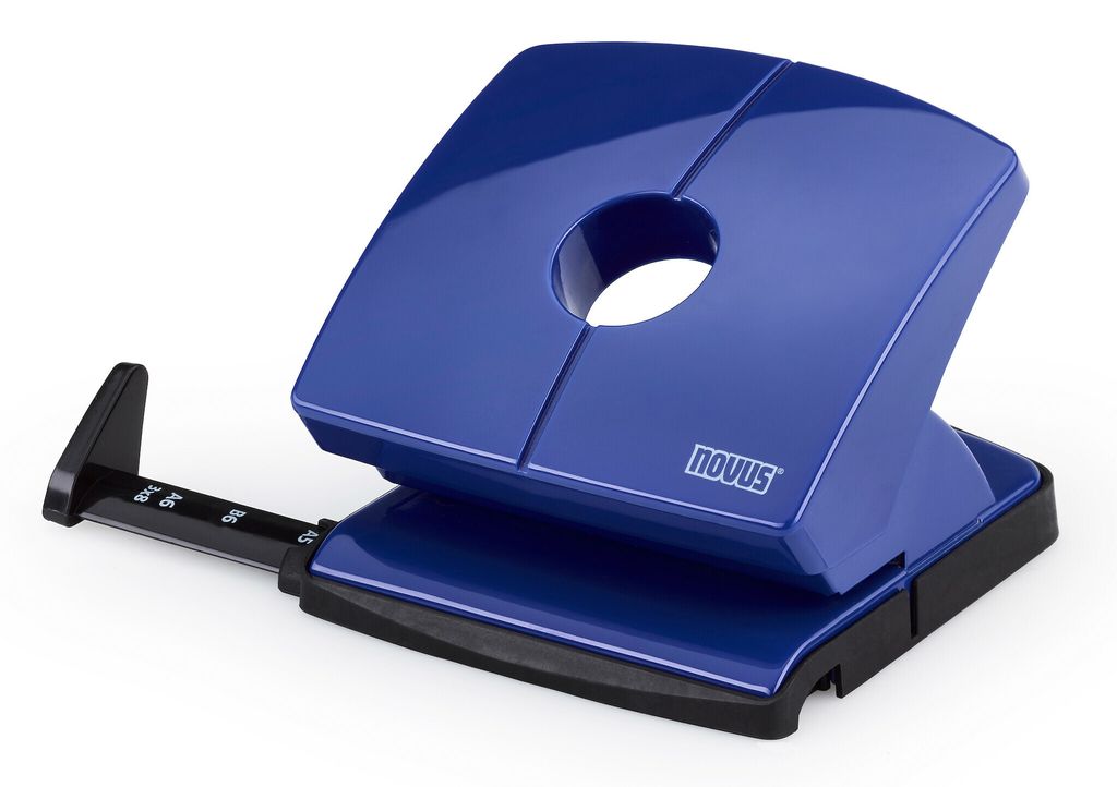 Novus B 220 Papierlocher 20 Blatt Metall/Kunststoff blau Produktbild 