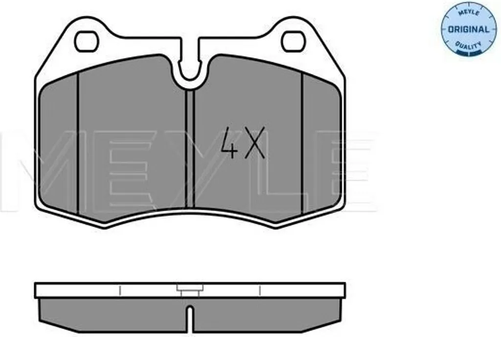 Jeu de plaquettes de frein avant pour BMW E38 728i 730i 740i MEYLE