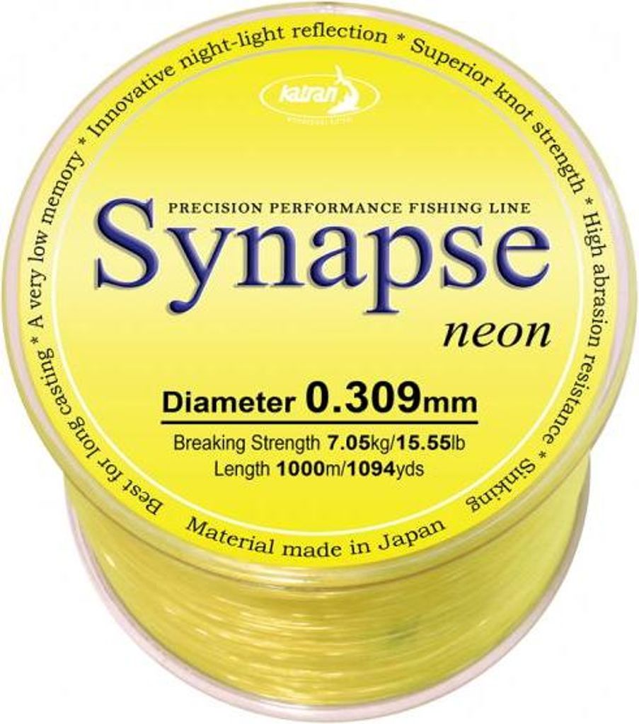 Katran Synapse Neon line 21,30lb - 0,371mm - 1000m