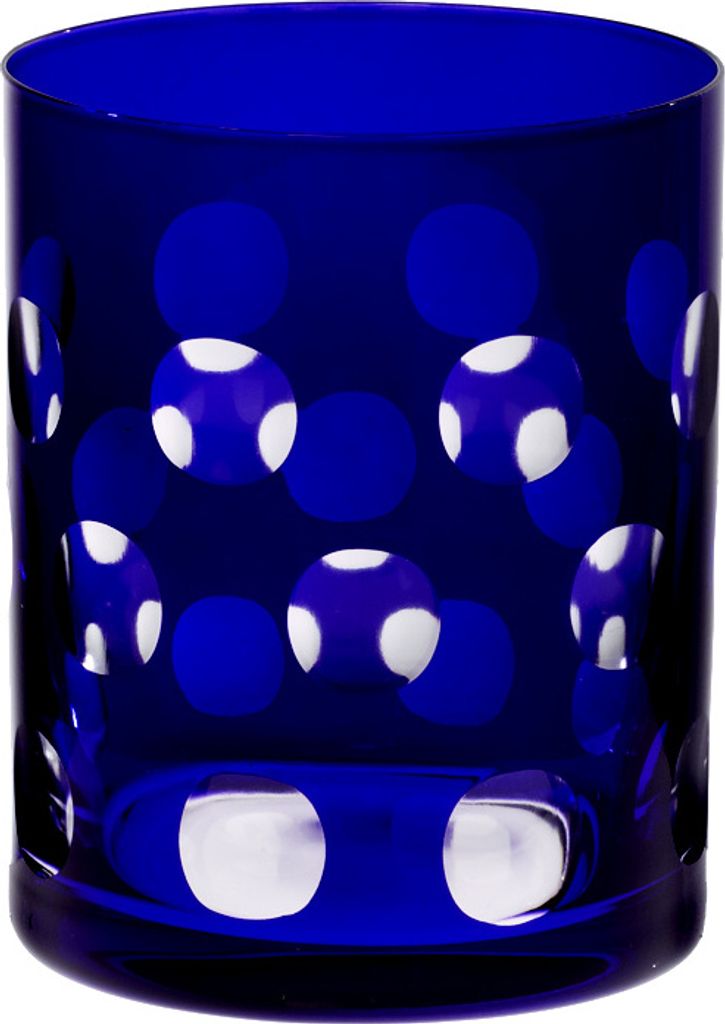 Whiskyglas Laura Bubbles 300ml Blau