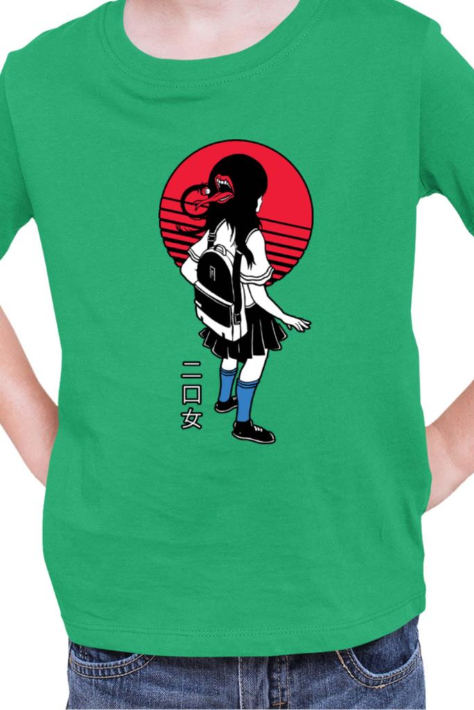 Kinder T-Shirt Manga Japan Anime Comics Animation In-Spectre Kyokou Suiri, 12-13 Jahr - 152 / Grün