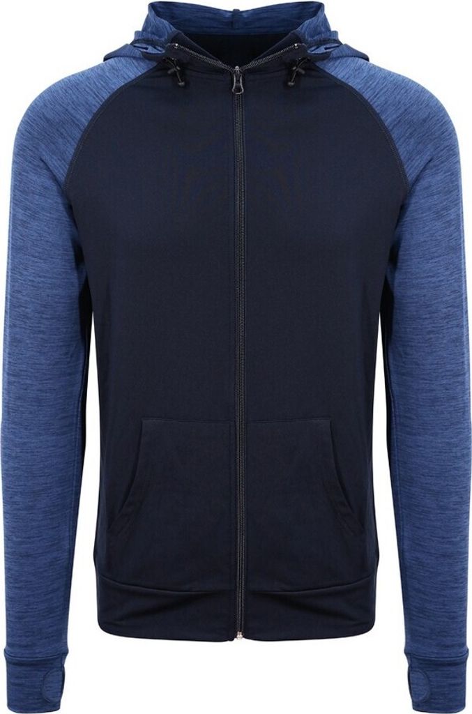 Awdis - "Just Cool" Hoodie mit durchgehendem Reißverschluss für Herren RW6550 (S) (Marineblau)