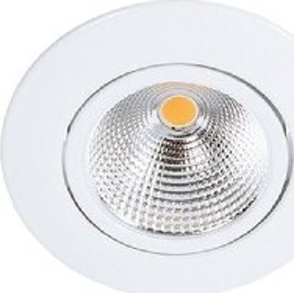 nobilé LED-Deckeneinbaustrahler LB25 5068 ECO Flat weiss-matt 8W BIO