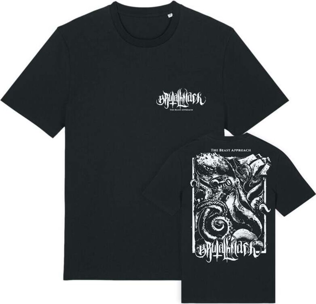 Brutal Knack T-Shirt Herren The Kraken Shirt schwarz 3XL