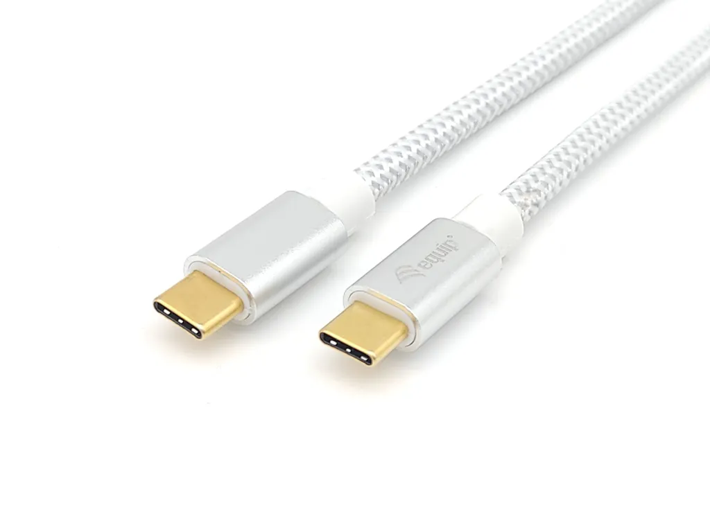 Equip 128355 Cavo USB-C 10Gbps 5A | Bianco 0.5m High-End