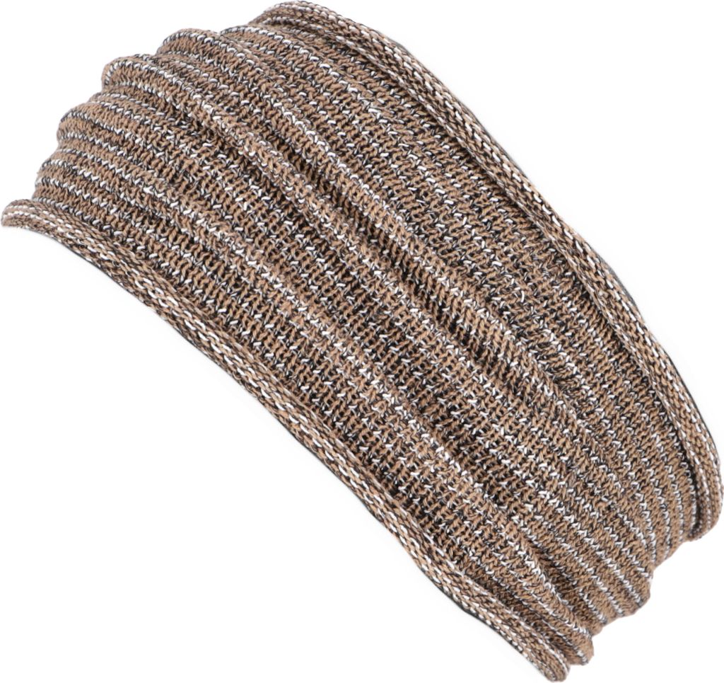 Magic Hairband, Dread Wrap, Schlauchschal, Stirnband - Haarband Sand, Uni, Braun, Baumwolle,Elasthan, Stirnbänder