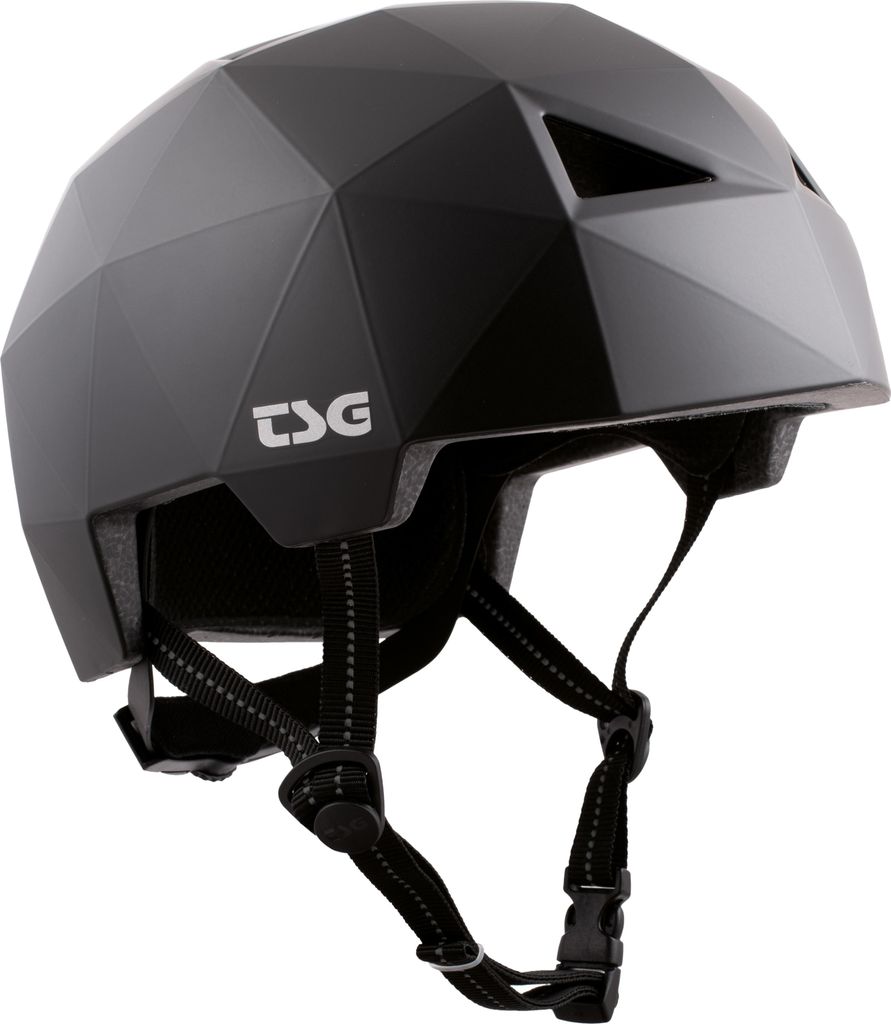 Helm TSG - geo solid color satin black (147)