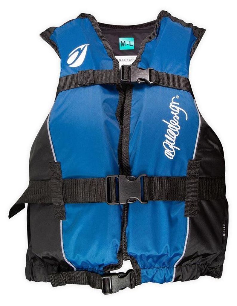 Aquadesign Centre Club blau/schwarze Schwimmweste Größe M/L