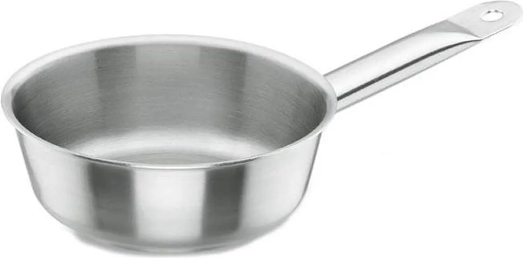 Lacor 51224 Casseruola Professionale 24 cm Acciaio Inox Induzione