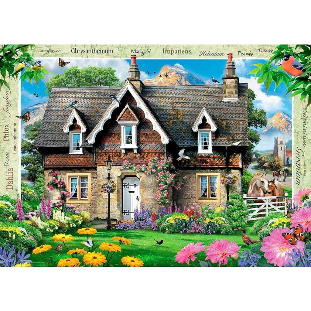RAVENSBURGER Puzzle Domek na wzgrzu 1000 Teile Zdjęcie produktu 