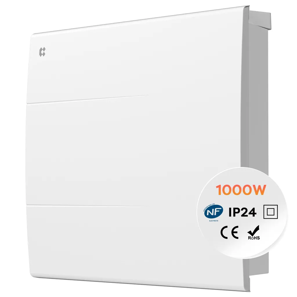Radiateur Inertie Sèche Céramique 1000W CIARRA CBHT10E pour 10-15㎡