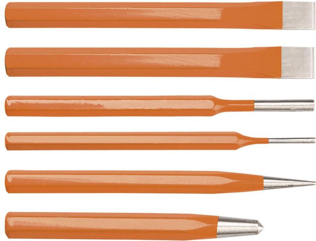 Satz Körner, Meißel und Körner, 6-tlg. Produktbild 