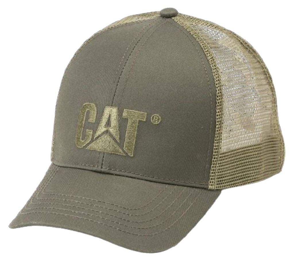 CAT Cap Raised Logo Mesh Baseball Cap Baseballkappe Produktbild 