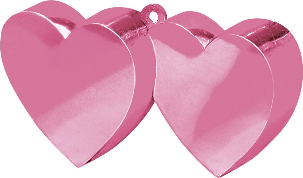 amscan Ballongewicht Herzen rosa 170g