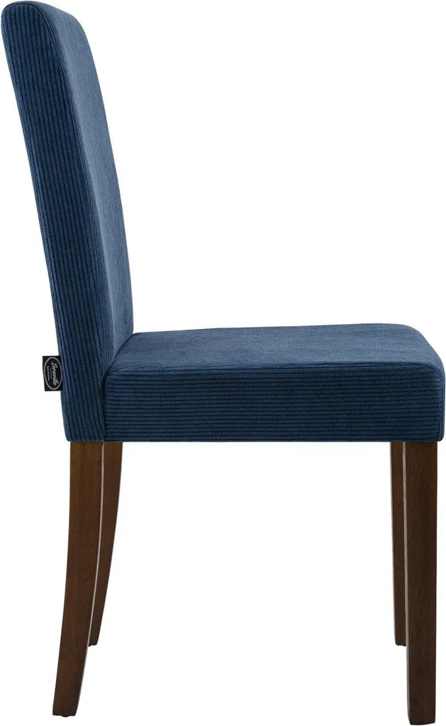 Sedia da Pranzo in Corda Blu e Legno Massello - Comfort Extra e Robustezza - 5