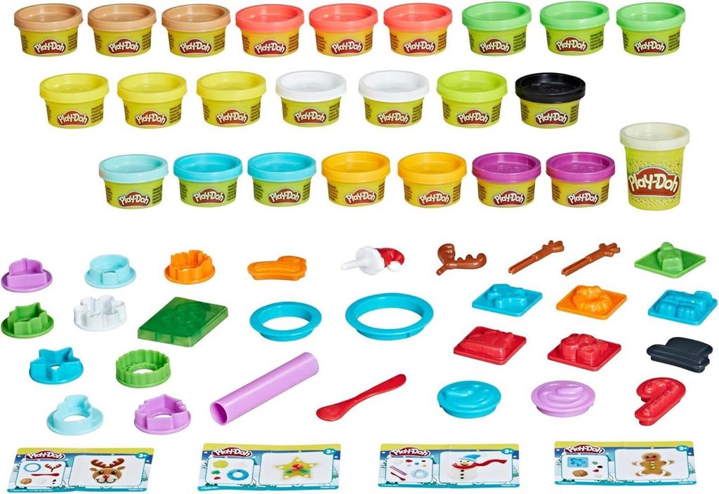 Play-Doh F23775L6, Glitzer-Modelliermassen-Set für Kinder, Produktbild 