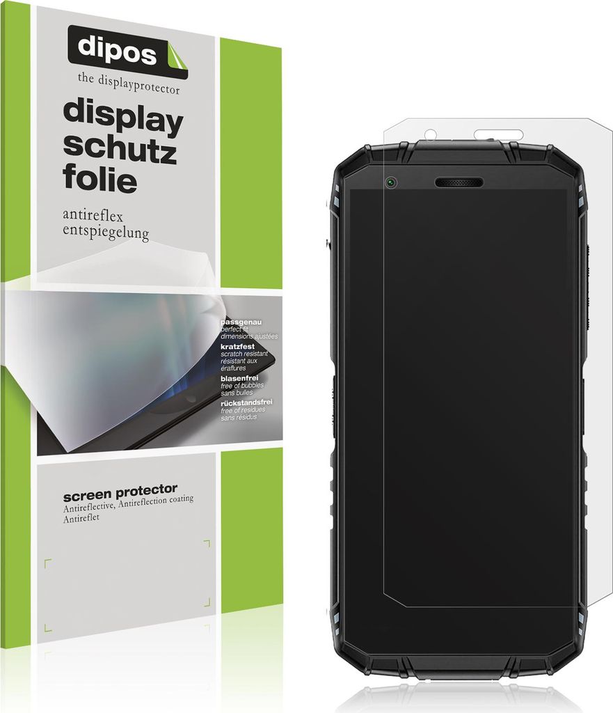 4x Schutzfolie für Doogee Fire 3 Outdoor matt Displayschutzfolie Folie Display Schutz dipos