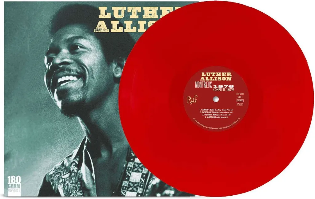 Vinyle Rouge Luther Allison Montreux 1976 Édition Limitée 180g LP M