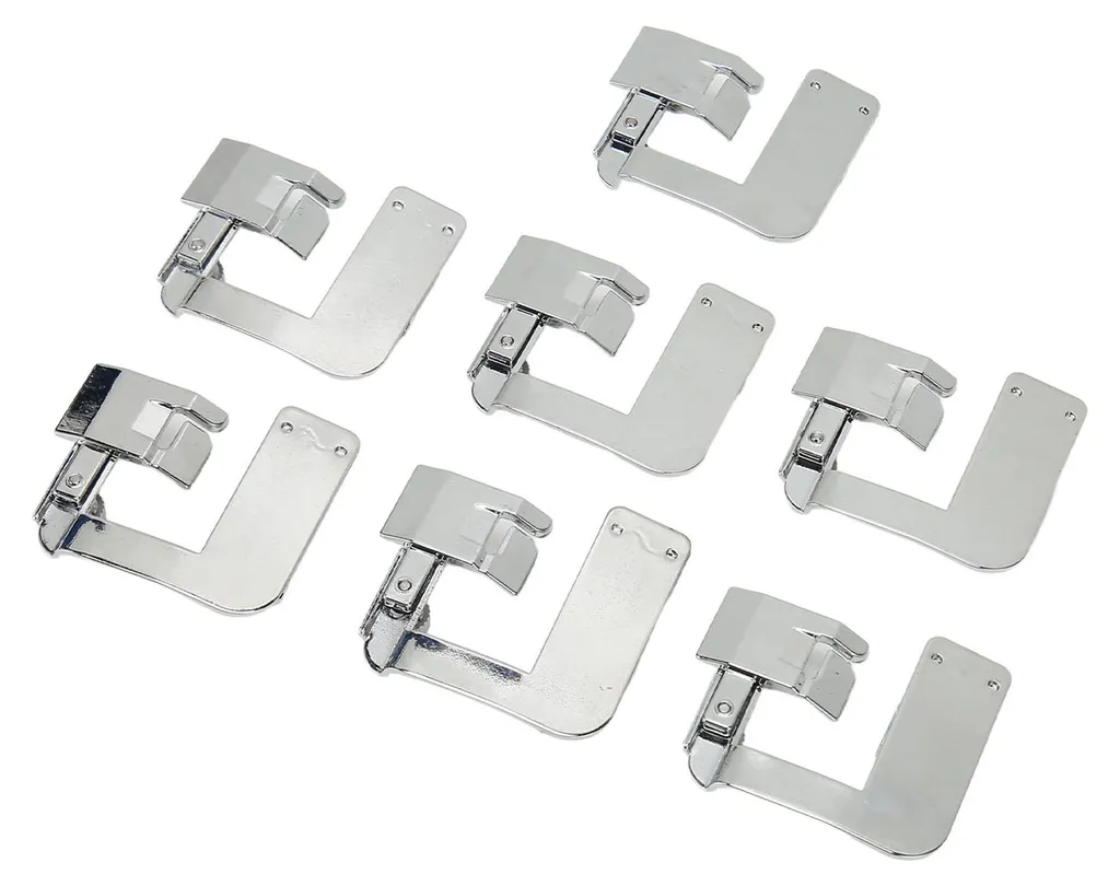 Lot de Pieds presseurs pour ourlets larges en 7 tailles assorties