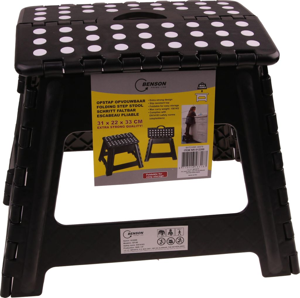 Benson 12200 Klapptritt Trittstufe Klapphocker 31x22x33 cm Produktbild 
