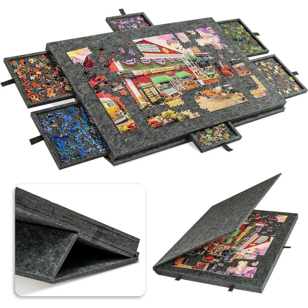 Puzzlebord voor 1000 stukjes, puzzeltafel, puzzelplatform, Productafbeelding 