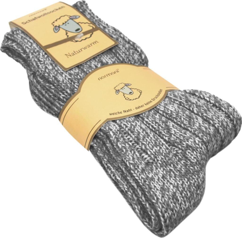 normani 2 Paar Norwegersocken aus Schafwolle