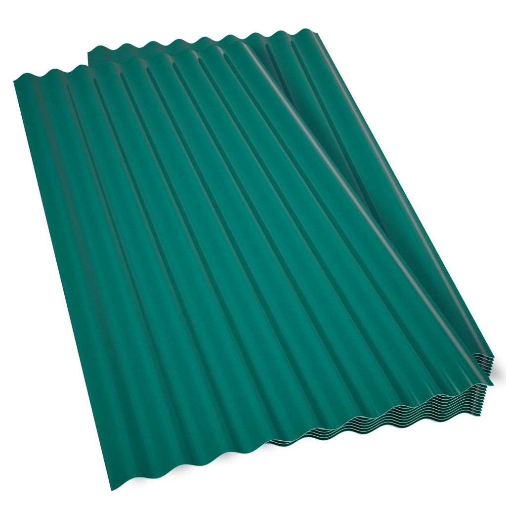 22 x Wellplatte 12,47m² Profilplatte Trapezblech  PVC Produktbild 